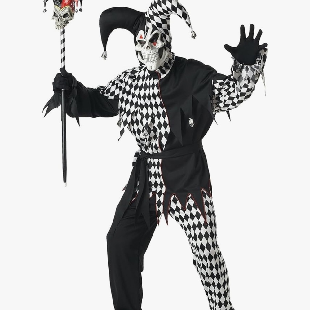 California Costume Collections Evil Jester Halloween Costume